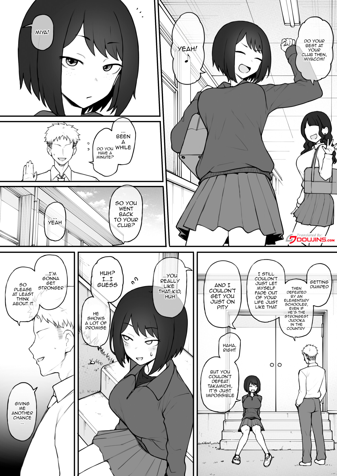Hentai Manga Comic-Boyish Sisters Fall in Love with Dick-Chapter 2-1